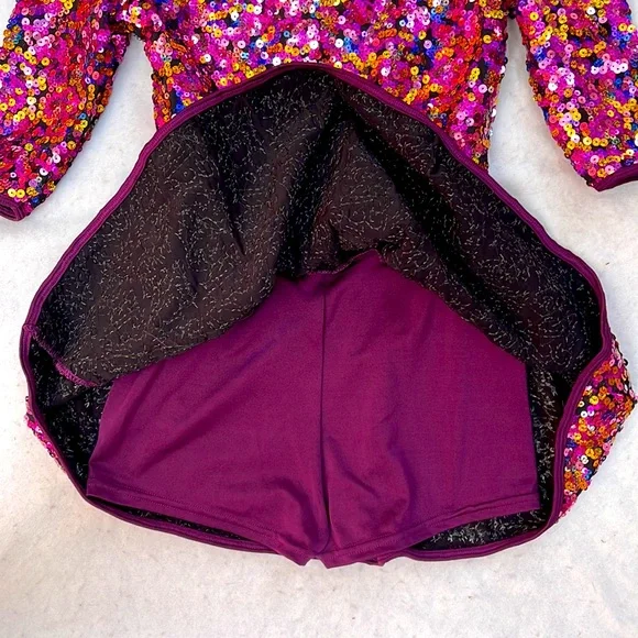 NWT Curtain call costumes sequence performance/dance dress and headband - Picture 7 of 16